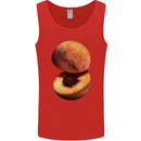 Mars Peach Space Planets Cosmos Mens Vest Tank Top Red