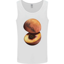 Mars Peach Space Planets Cosmos Mens Vest Tank Top White