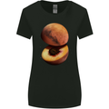 Mars Peach Space Planets Cosmos Womens Wider Cut T-Shirt Black