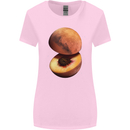 Mars Peach Space Planets Cosmos Womens Wider Cut T-Shirt Light Pink