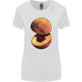 Mars Peach Space Planets Cosmos Womens Wider Cut T-Shirt White