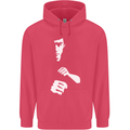 Martial Arts Silhouette MMA Jeet Kune Do Childrens Kids Hoodie Heliconia