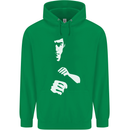 Martial Arts Silhouette MMA Jeet Kune Do Childrens Kids Hoodie Irish Green