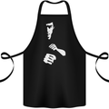 Martial Arts Silhouette MMA Jeet Kune Do Cotton Apron 100% Organic Black