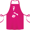 Martial Arts Silhouette MMA Jeet Kune Do Cotton Apron 100% Organic Pink