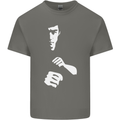 Martial Arts Silhouette MMA Jeet Kune Do Kids T-Shirt Childrens Charcoal