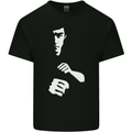 Martial Arts Silhouette MMA Jeet Kune Do Mens Cotton T-Shirt Tee Top Black