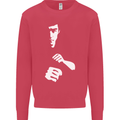 Martial Arts Silhouette MMA Jeet Kune Do Mens Sweatshirt Jumper Heliconia
