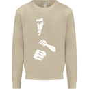 Martial Arts Silhouette MMA Jeet Kune Do Mens Sweatshirt Jumper Sand