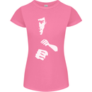 Martial Arts Silhouette MMA Jeet Kune Do Womens Petite Cut T-Shirt Azalea