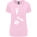 Martial Arts Silhouette MMA Jeet Kune Do Womens Wider Cut T-Shirt Light Pink