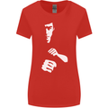 Martial Arts Silhouette MMA Jeet Kune Do Womens Wider Cut T-Shirt Red