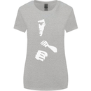 Martial Arts Silhouette MMA Jeet Kune Do Womens Wider Cut T-Shirt Sports Grey