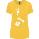 Martial Arts Silhouette MMA Jeet Kune Do Womens Wider Cut T-Shirt Yellow