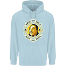 Martin Luther King Black History Month Childrens Kids Hoodie Light Blue