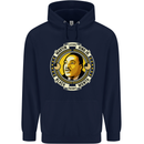 Martin Luther King Black History Month Childrens Kids Hoodie Navy Blue