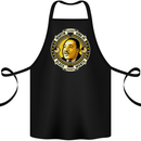 Martin Luther King Black History Month Cotton Apron 100% Organic Black