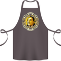 Martin Luther King Black History Month Cotton Apron 100% Organic Dark Grey