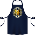 Martin Luther King Black History Month Cotton Apron 100% Organic Navy Blue