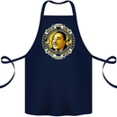 Martin Luther King Black History Month Cotton Apron 100% Organic Navy Blue