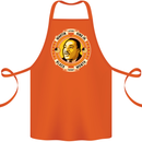 Martin Luther King Black History Month Cotton Apron 100% Organic Orange