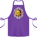Martin Luther King Black History Month Cotton Apron 100% Organic Purple