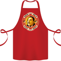 Martin Luther King Black History Month Cotton Apron 100% Organic Red