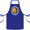 Martin Luther King Black History Month Cotton Apron 100% Organic Royal Blue