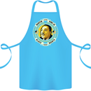 Martin Luther King Black History Month Cotton Apron 100% Organic Turquoise