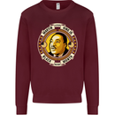 Martin Luther King Black History Month Kids Sweatshirt Jumper Maroon