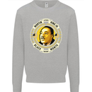 Martin Luther King Black History Month Kids Sweatshirt Jumper Sports Grey