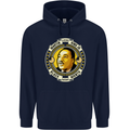 Martin Luther King Black History Month Mens 80% Cotton Hoodie Navy Blue