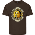 Martin Luther King Black History Month Mens Cotton T-Shirt Tee Top Dark Chocolate