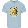 Martin Luther King Black History Month Mens Cotton T-Shirt Tee Top Light Blue