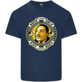 Martin Luther King Black History Month Mens Cotton T-Shirt Tee Top Navy Blue
