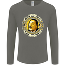 Martin Luther King Black History Month Mens Long Sleeve T-Shirt Charcoal
