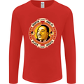 Martin Luther King Black History Month Mens Long Sleeve T-Shirt Red