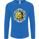 Martin Luther King Black History Month Mens Long Sleeve T-Shirt Royal Blue
