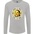 Martin Luther King Black History Month Mens Long Sleeve T-Shirt Sports Grey