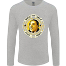 Martin Luther King Black History Month Mens Long Sleeve T-Shirt Sports Grey
