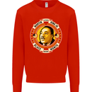 Martin Luther King Black History Month Mens Sweatshirt Jumper Bright Red