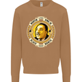 Martin Luther King Black History Month Mens Sweatshirt Jumper Caramel Latte