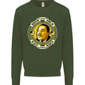 Martin Luther King Black History Month Mens Sweatshirt Jumper Forest Green