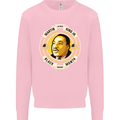 Martin Luther King Black History Month Mens Sweatshirt Jumper Light Pink