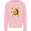 Martin Luther King Black History Month Mens Sweatshirt Jumper Light Pink
