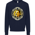 Martin Luther King Black History Month Mens Sweatshirt Jumper Navy Blue