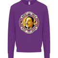 Martin Luther King Black History Month Mens Sweatshirt Jumper Purple