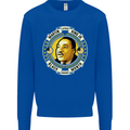 Martin Luther King Black History Month Mens Sweatshirt Jumper Royal Blue