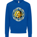 Martin Luther King Black History Month Mens Sweatshirt Jumper Royal Blue