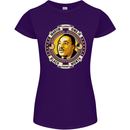 Martin Luther King Black History Month Womens Petite Cut T-Shirt Purple